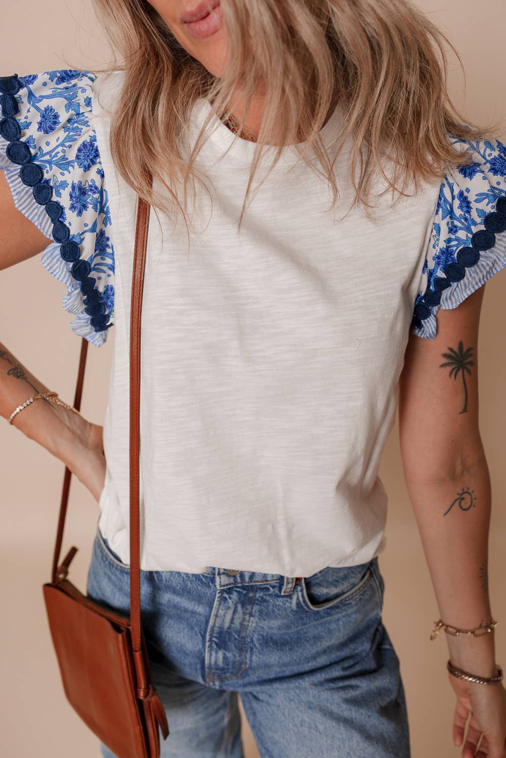 Flutter Sleeve Blouse