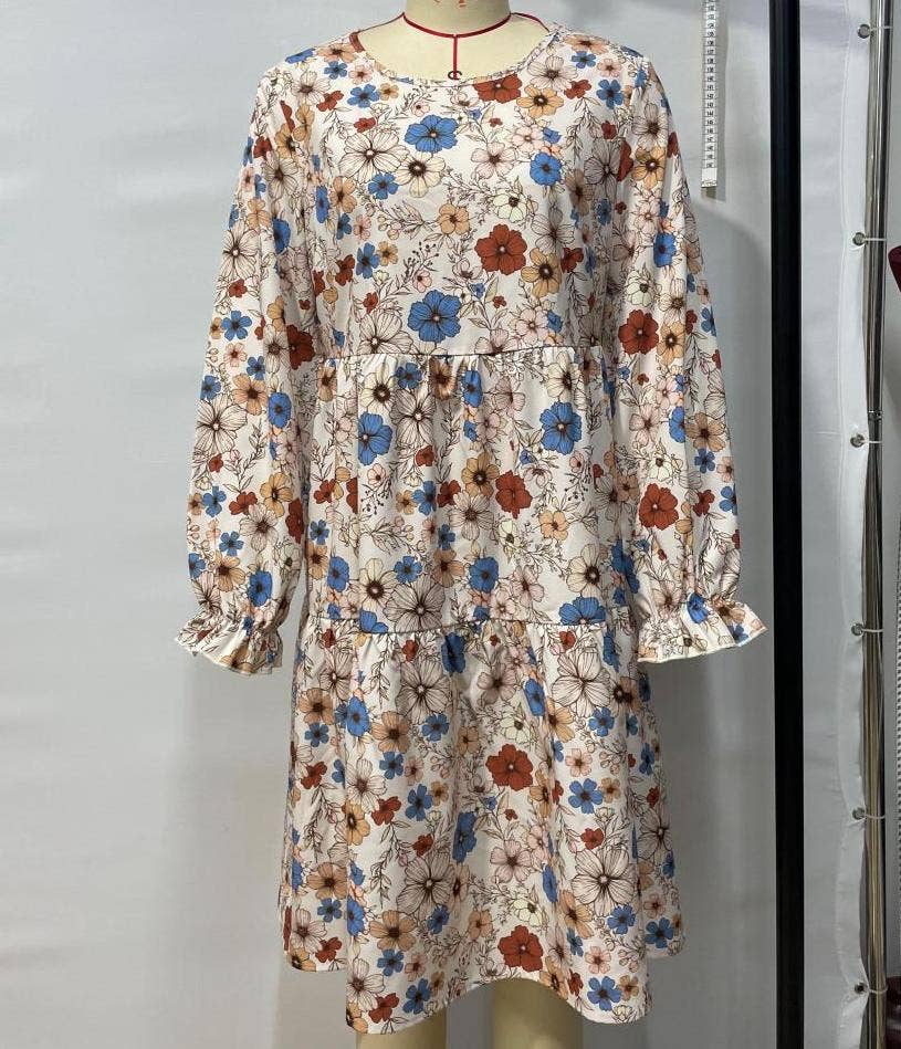 Floral babydoll dress