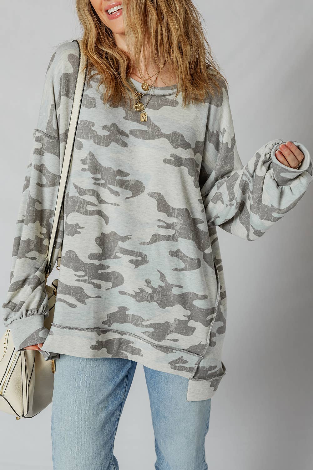 Camouflage Oversized Shirt