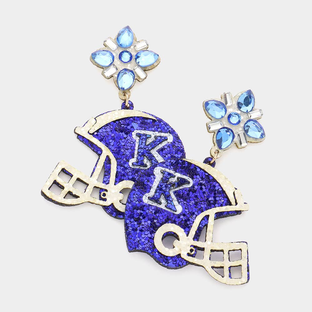 Game Day Helmet Dangle Earrings