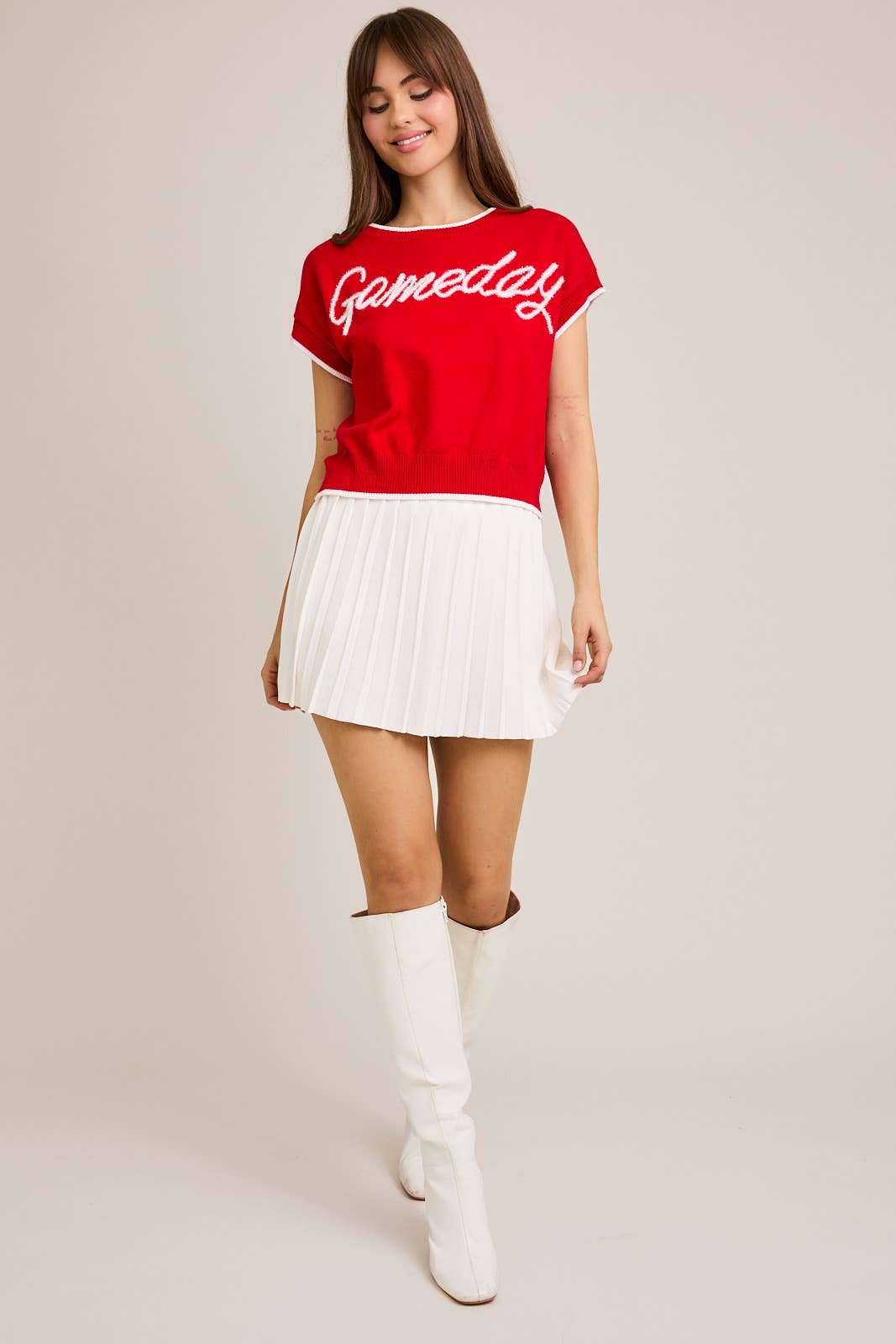Red Game Day Sweater