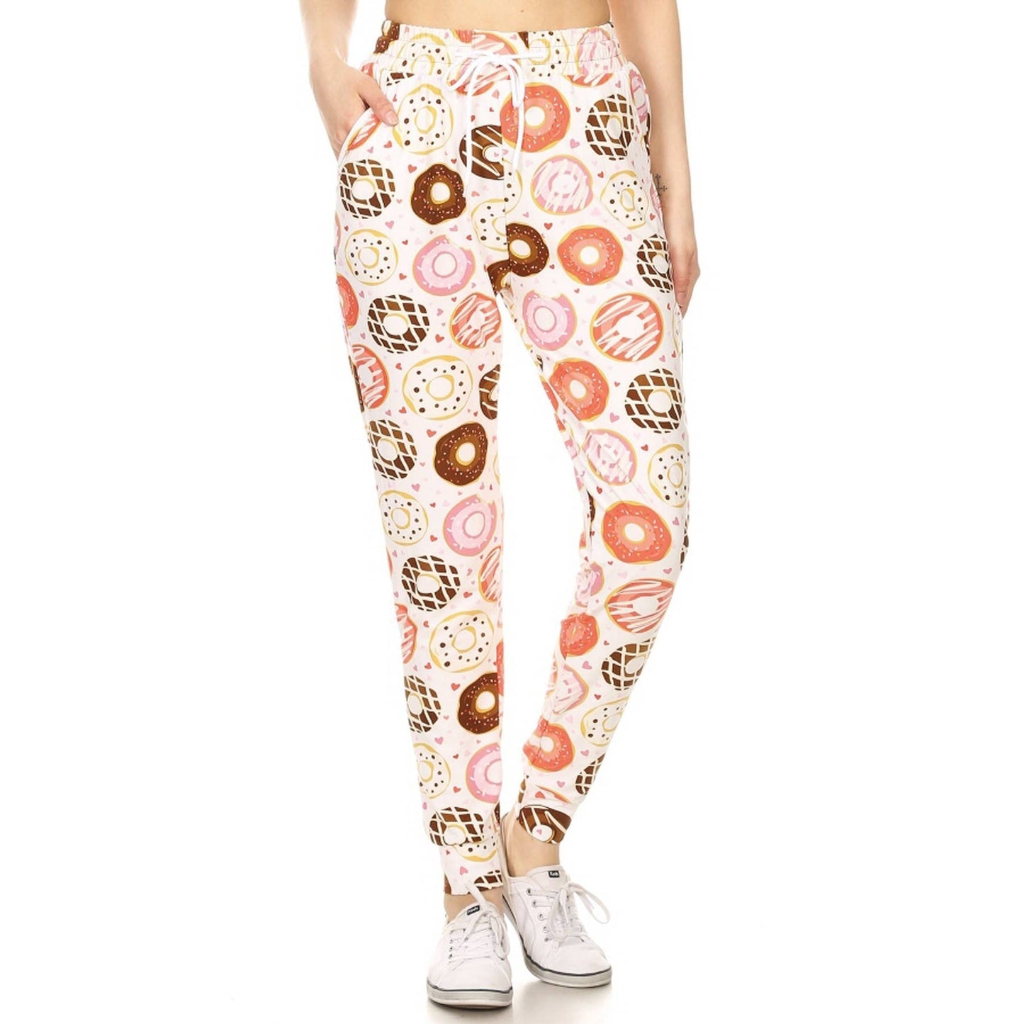 Buttery Soft Print Joggers with Drawstring