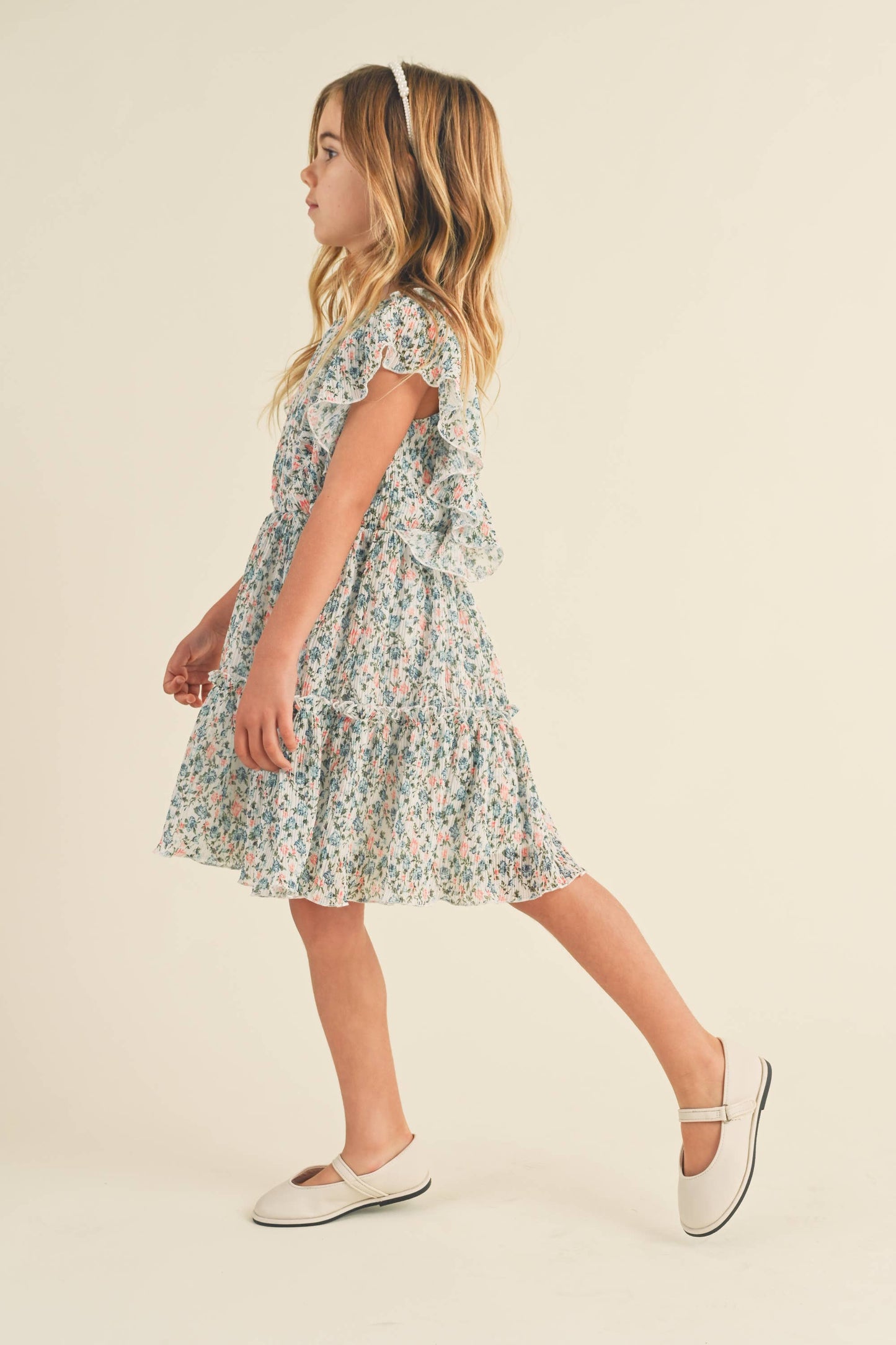 GIRLS RUFFLE DRESS