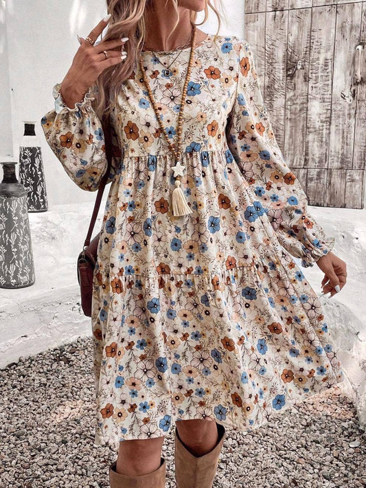 Floral babydoll dress