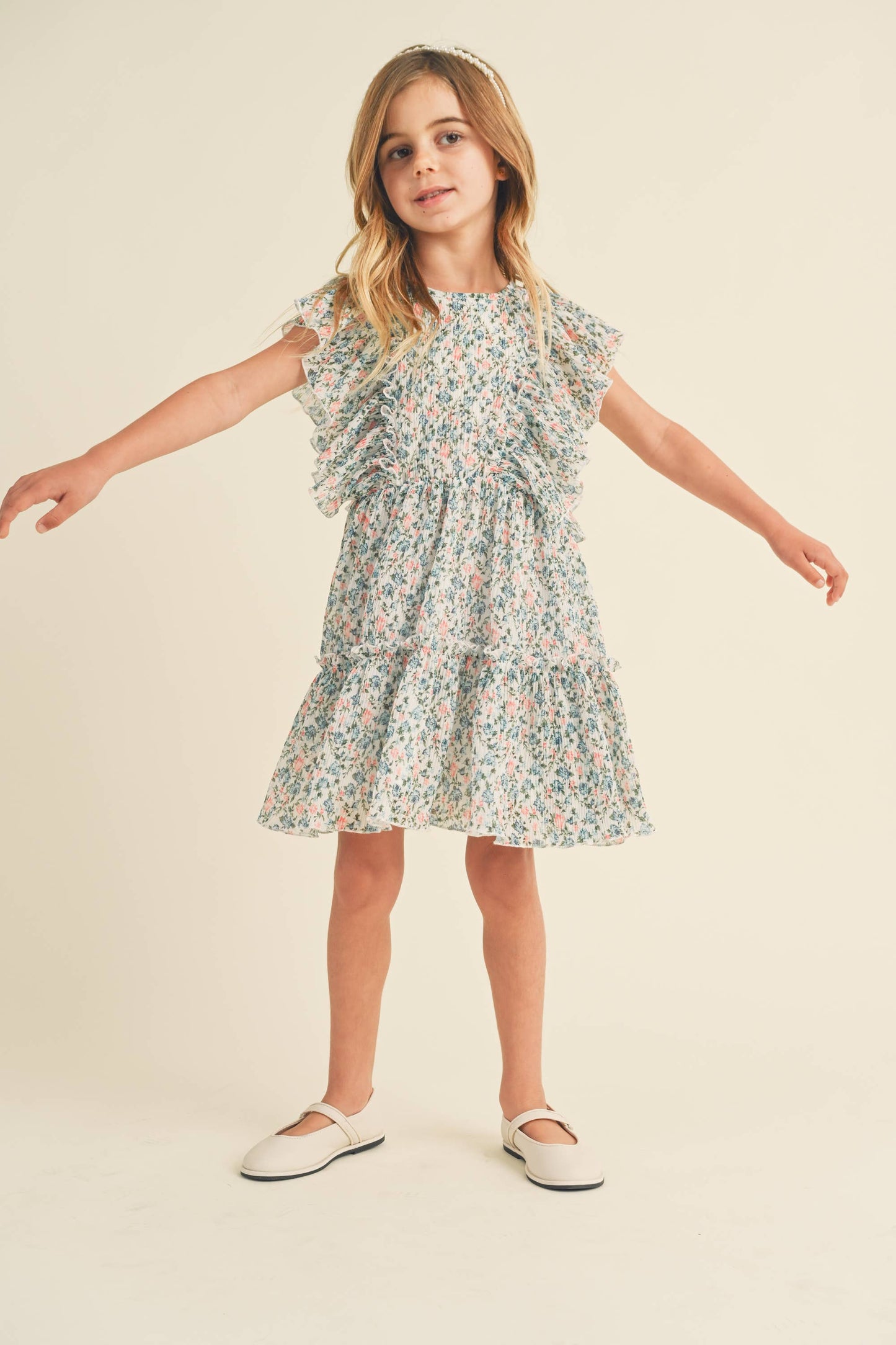 GIRLS RUFFLE DRESS