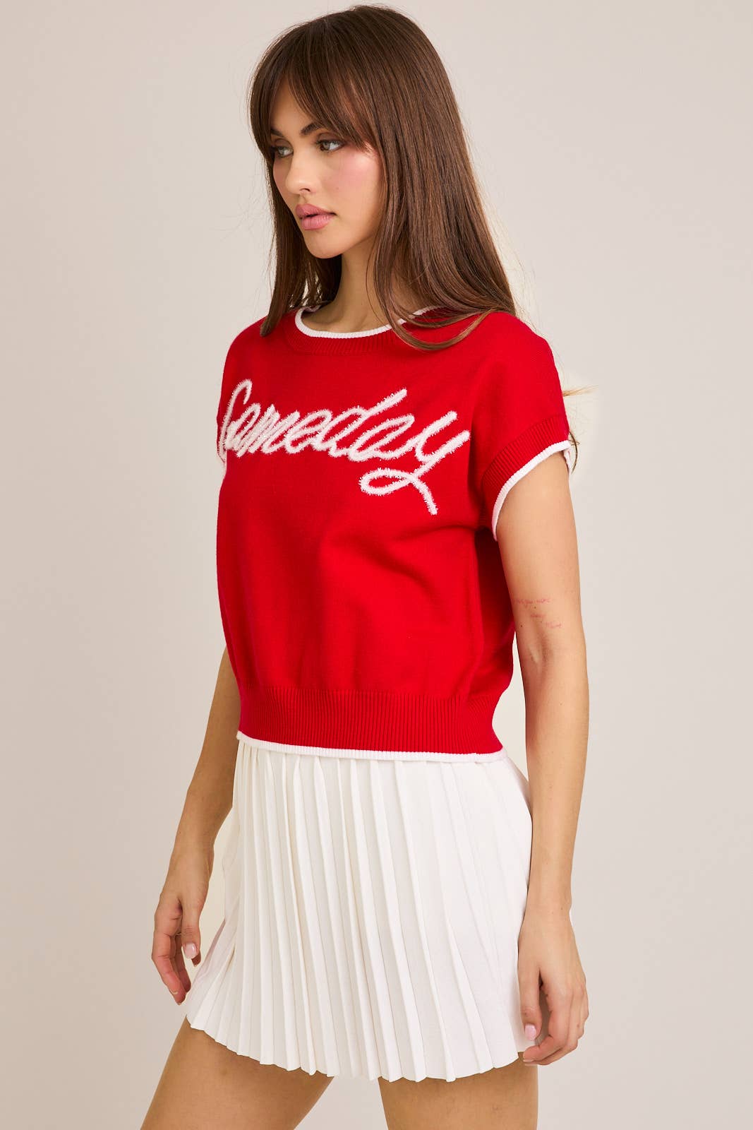 Red Game Day Sweater