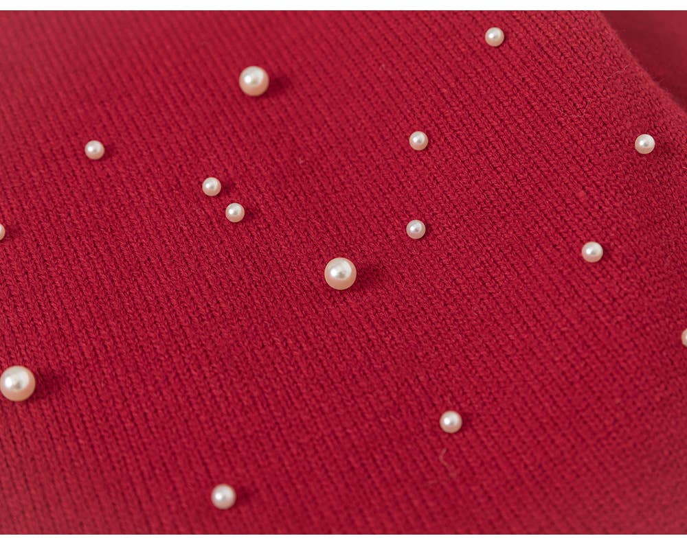 Pearl Knitted Dress- Girls