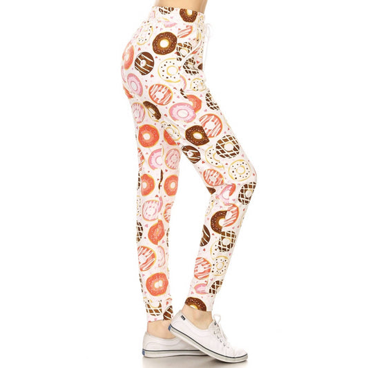 Buttery Soft Print Joggers with Drawstring