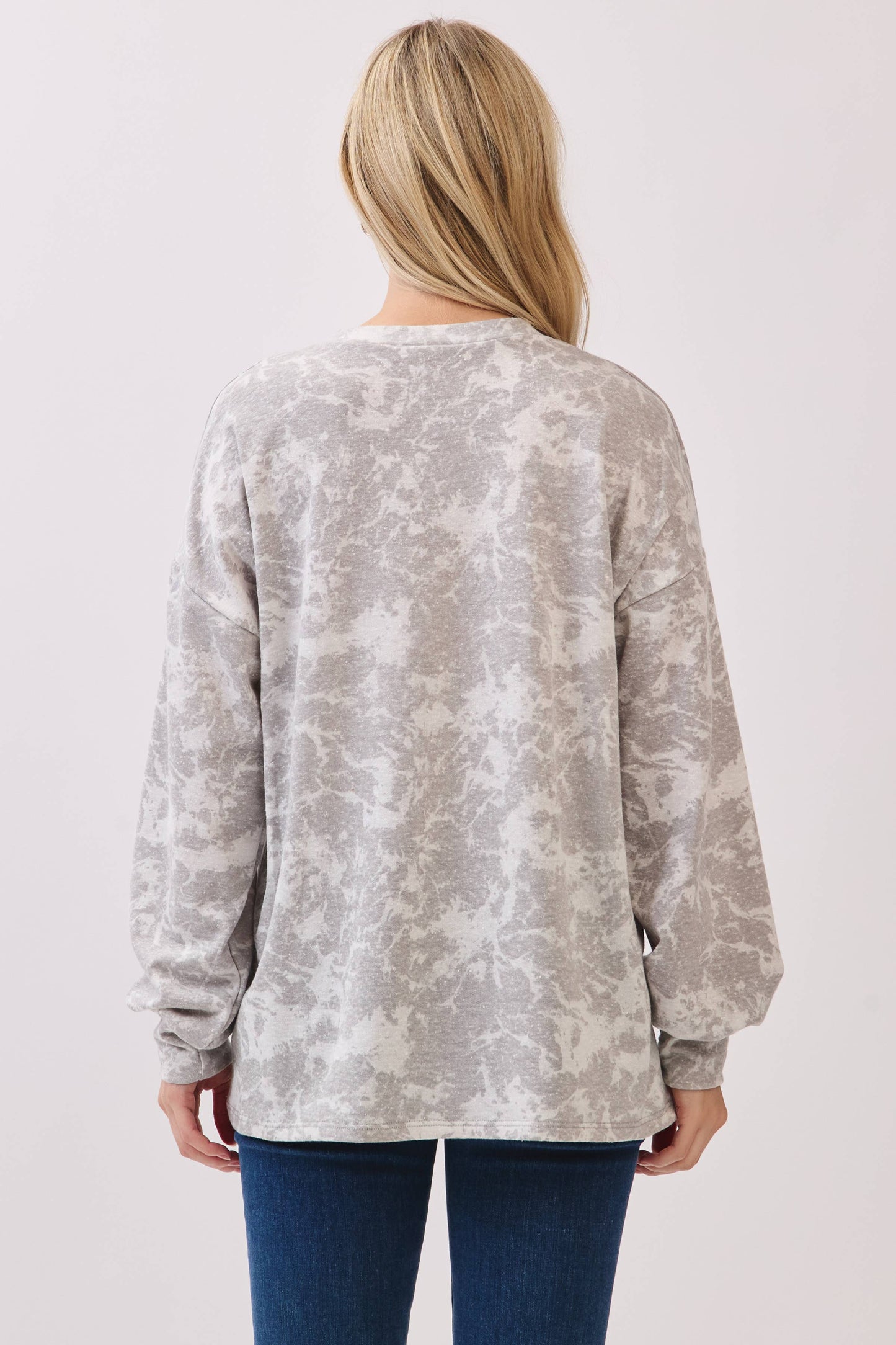 Marble Wash Crewneck