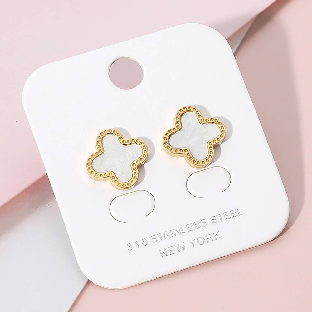 Stone Cluster Studs