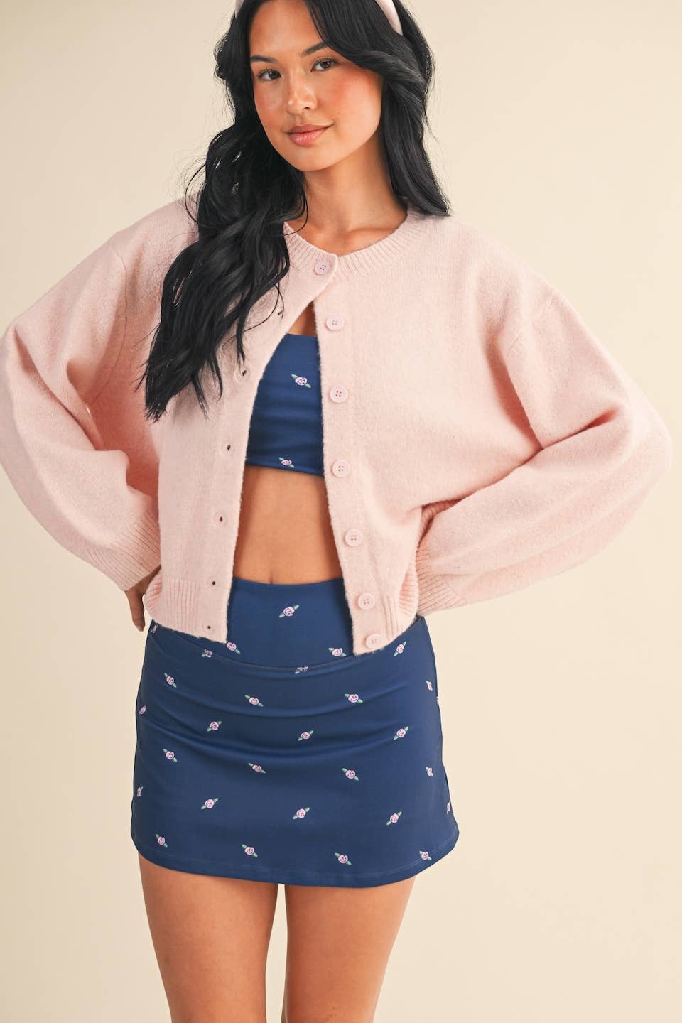 Knit Button Up Cardigan