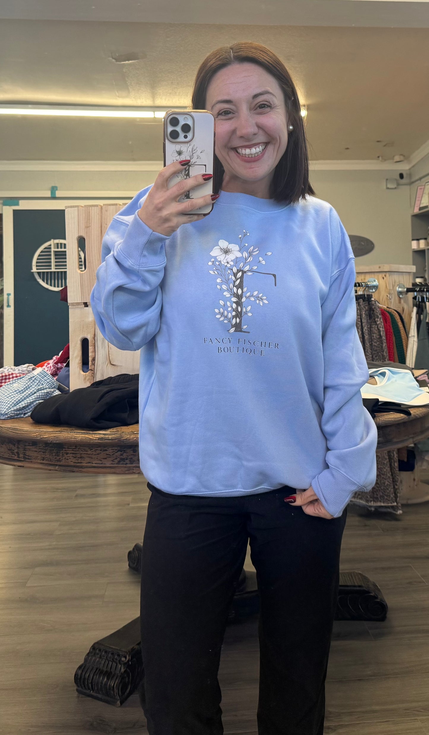 Fancy Fischer Boutique Sweatshirts