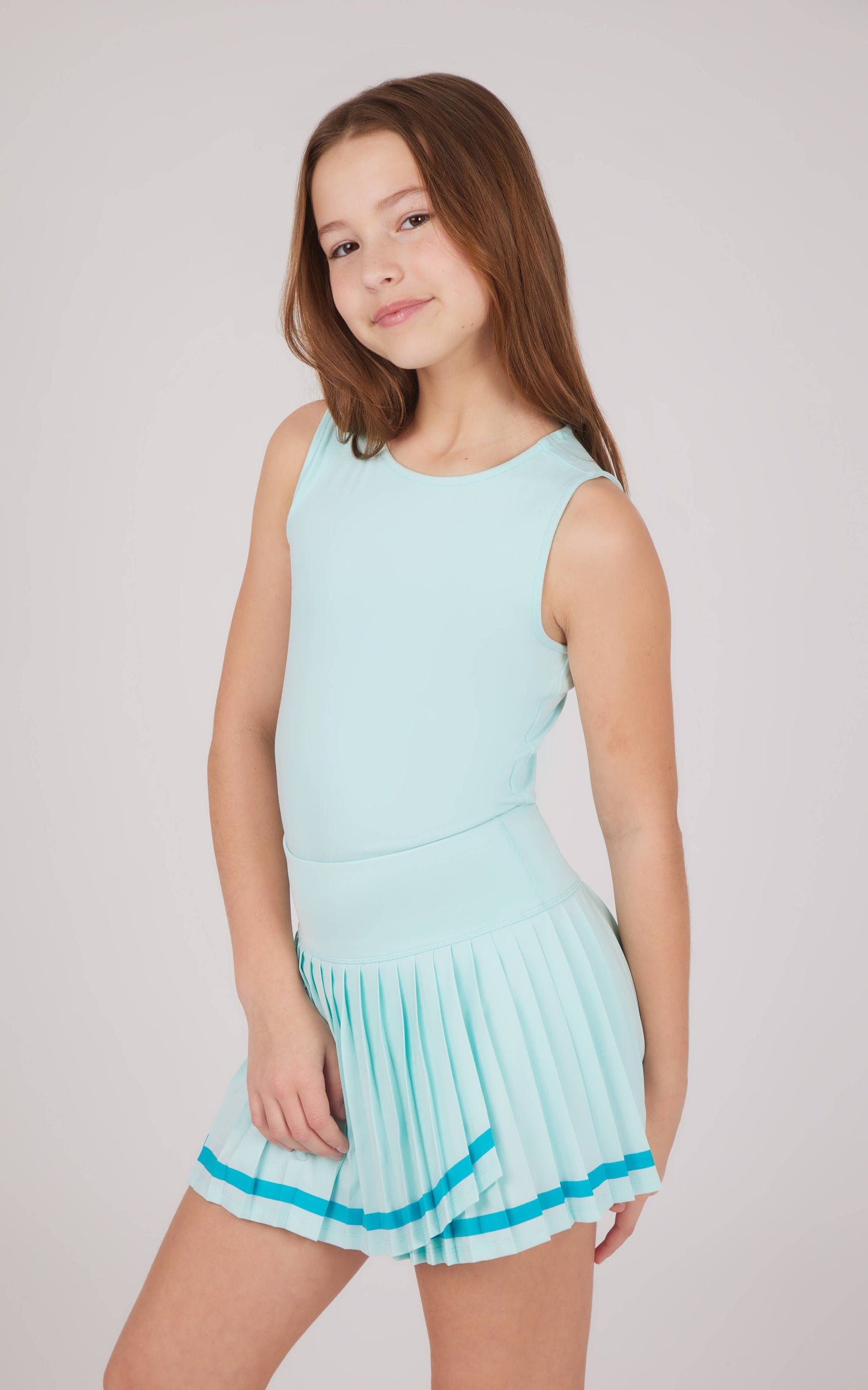 Girls Tank and Pleated Skirt - Set