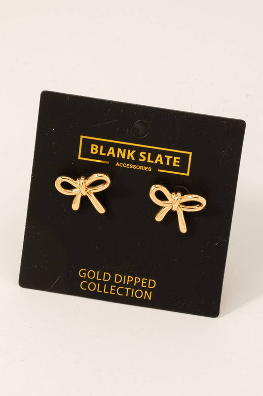 Ribbon Bow Knot Earrings