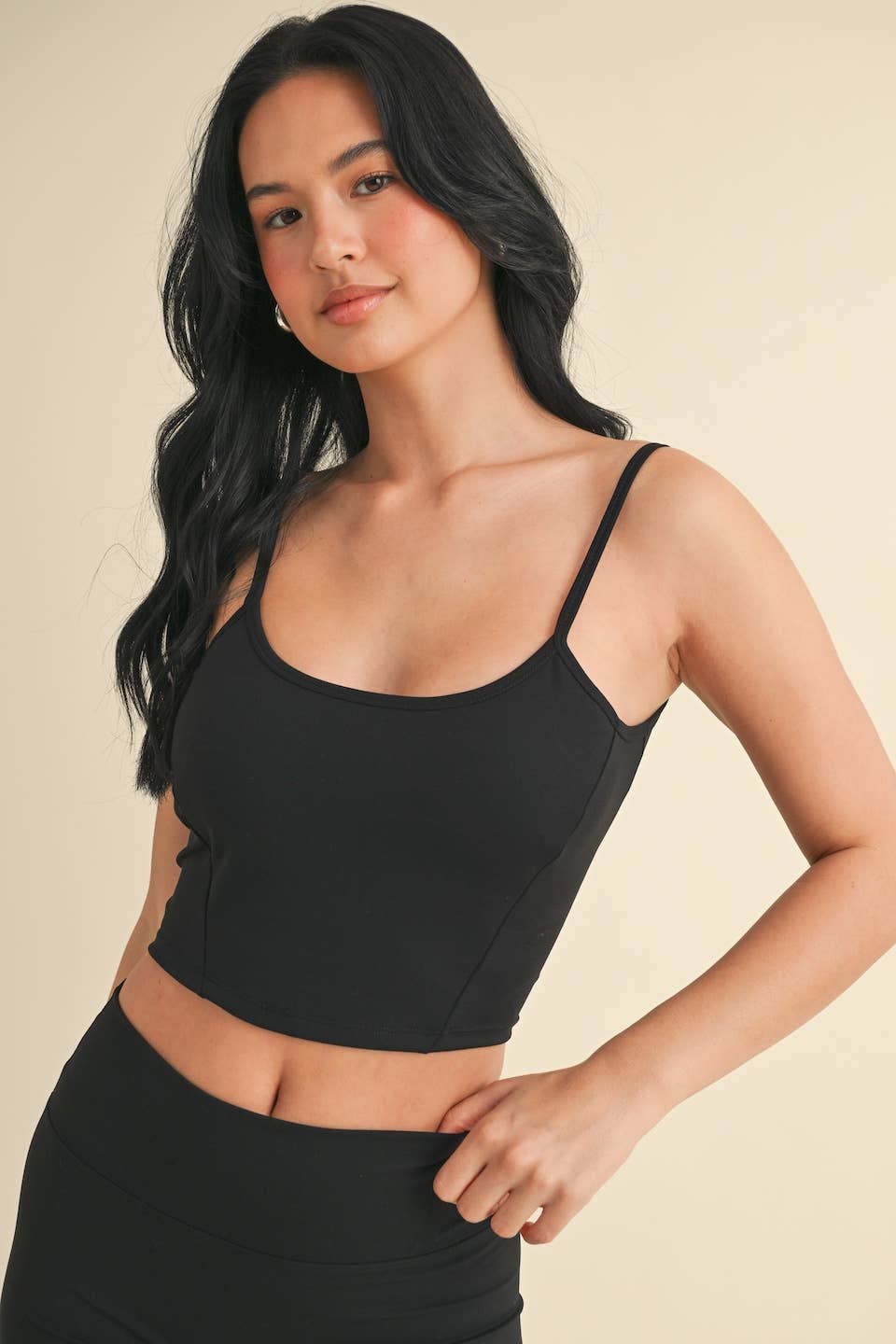 Scoop Neck Crop Top