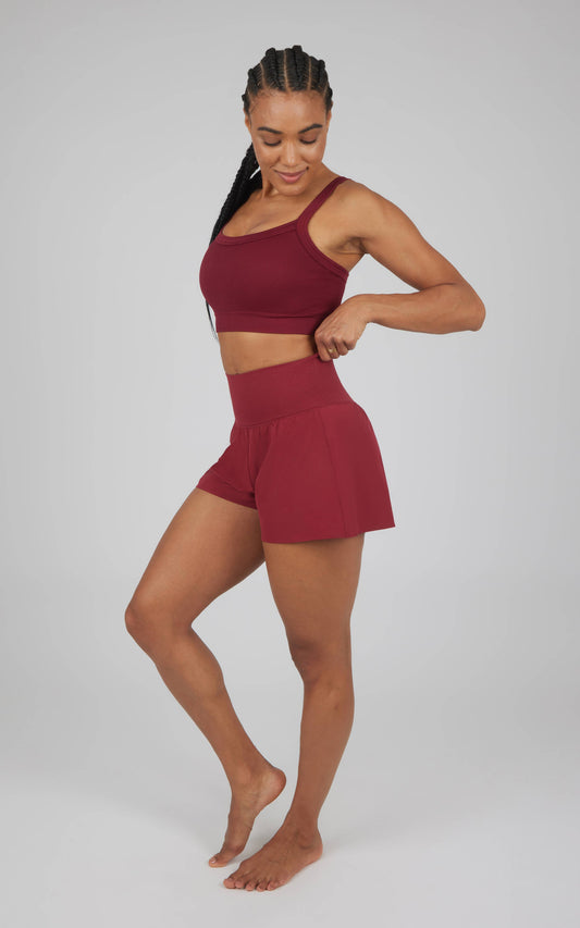 SET - Women's Rib Sport Bra and Short