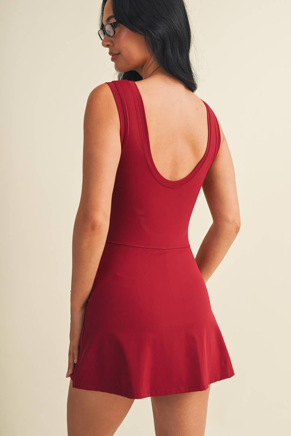 Sleeveless Wrap Tie Front Dress