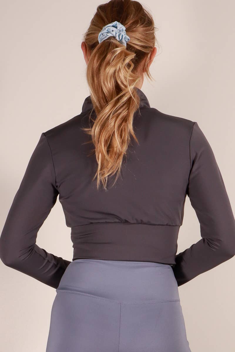 Zip Up Cropped Jacket