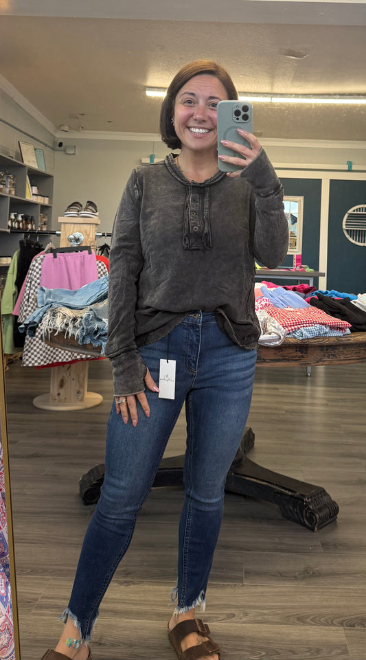 Acid Wash Long Sleeve