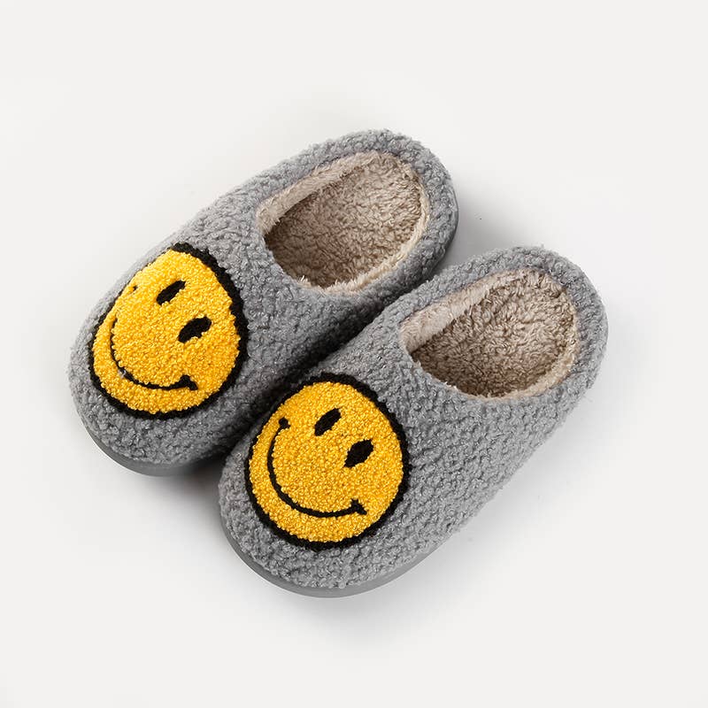 Kids Happy Face Slippers