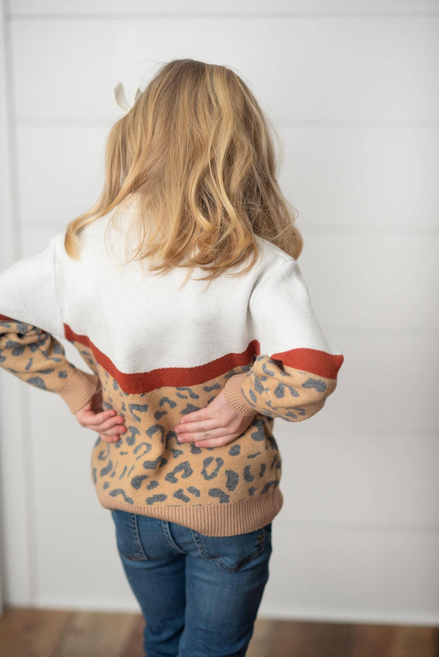 Leopard & Rust Sweater