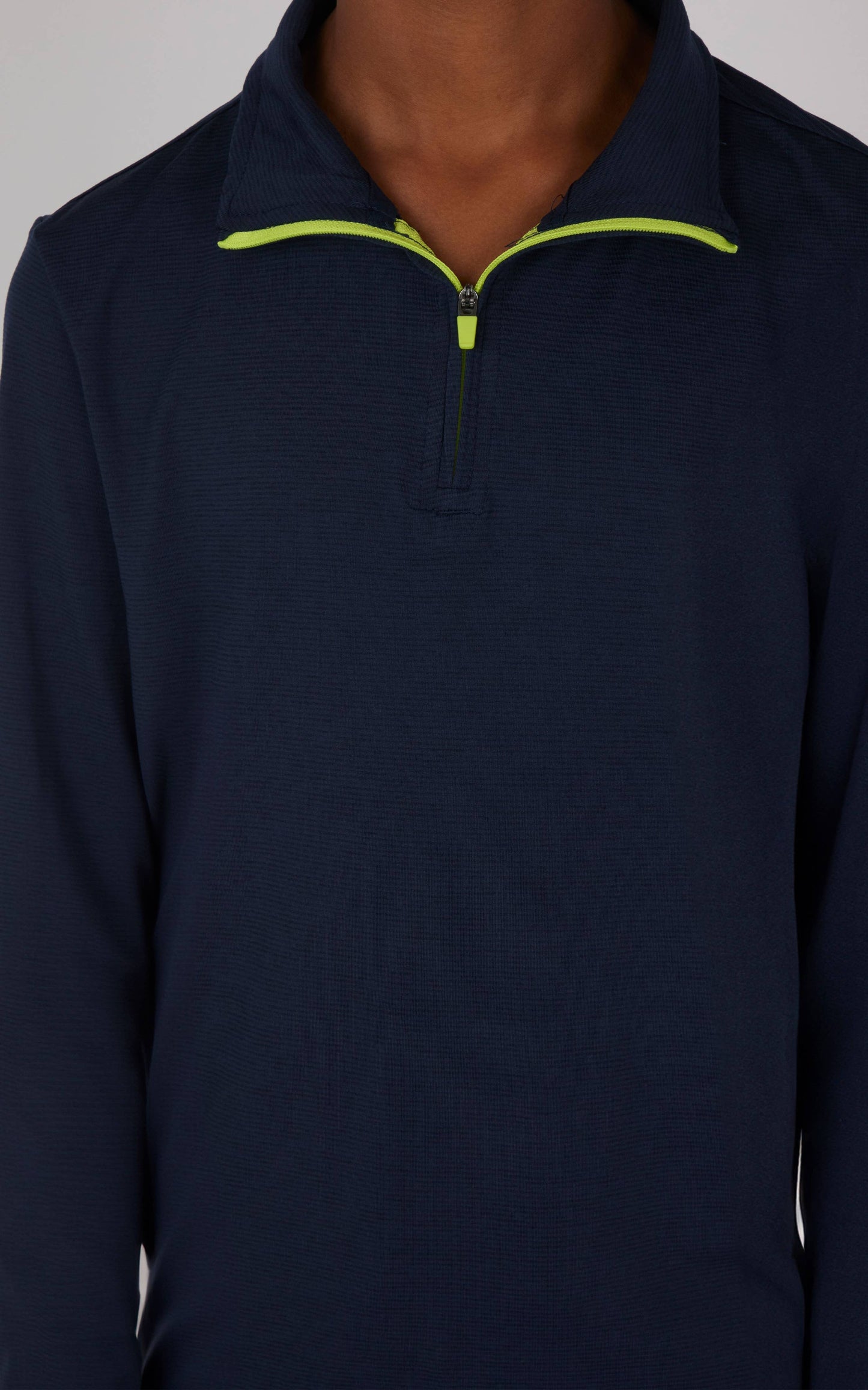 Quarter Zip Long Sleeve Pull Over- Boys