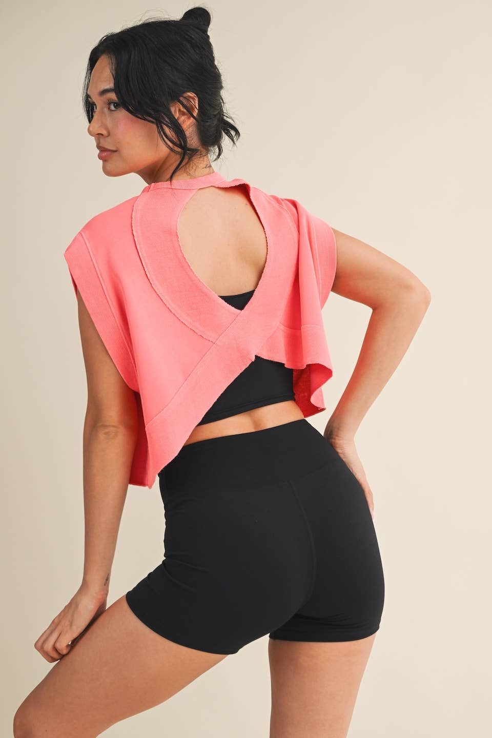 Mineral Wash Open Back Top
