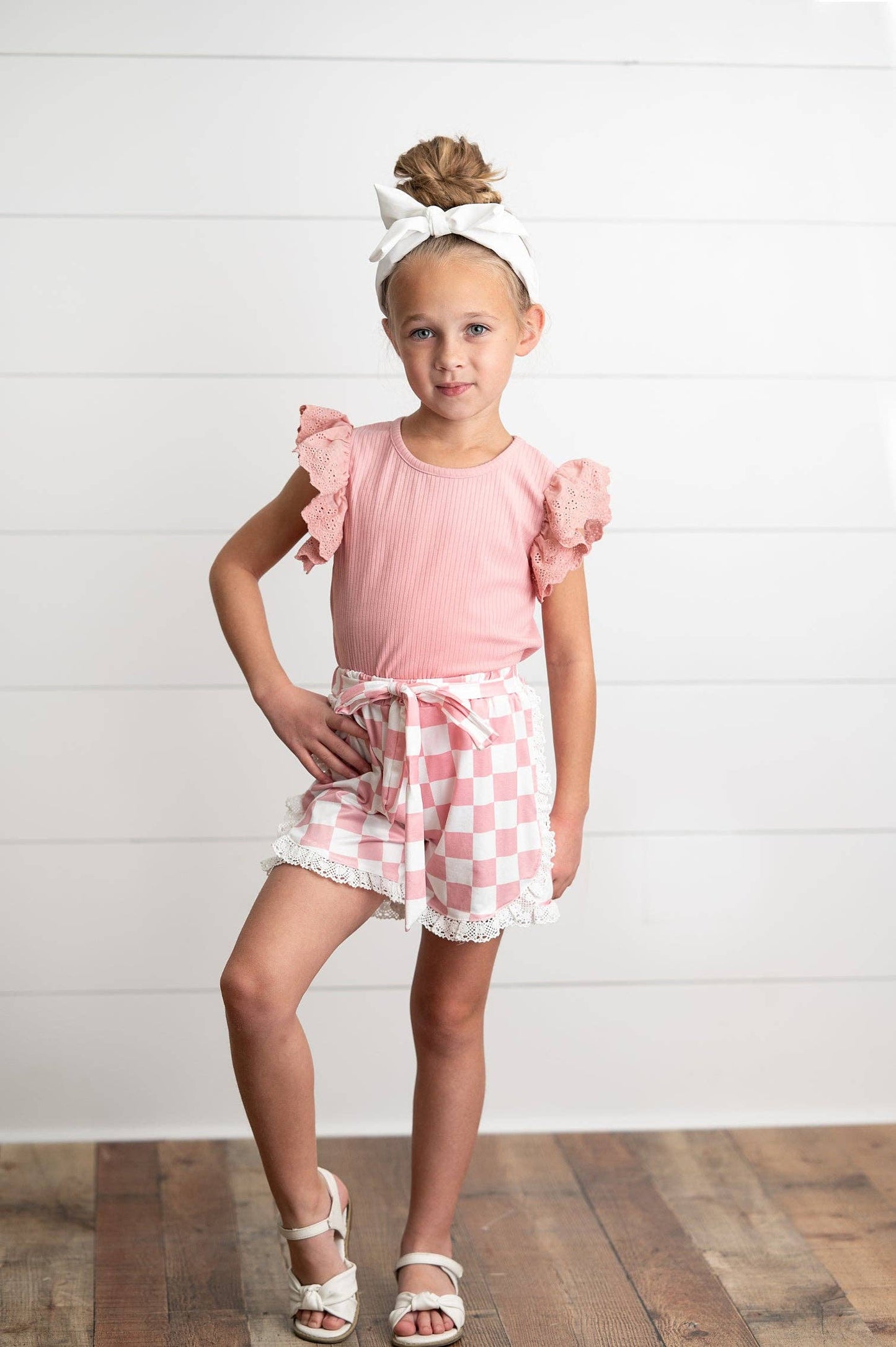Girls Checkered Set