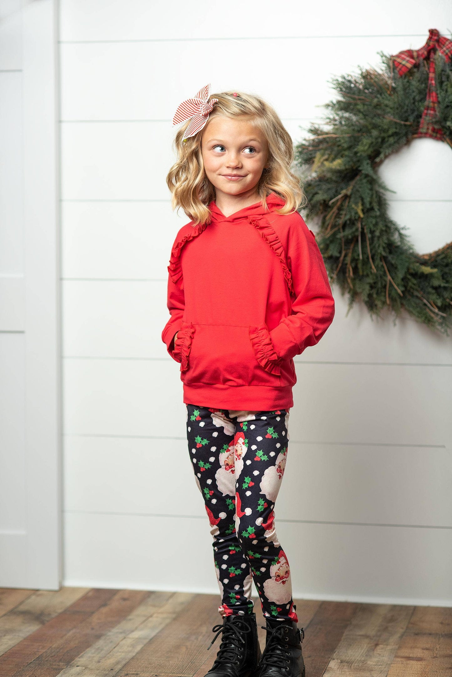 Santa Swag Winter Set- Girls