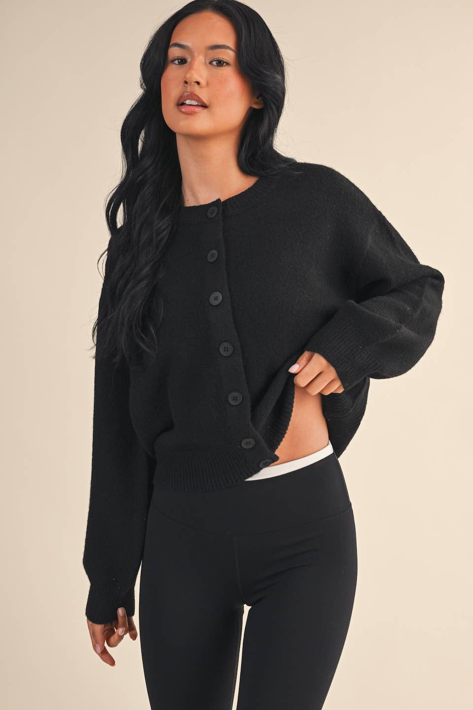 Knit Button Up Cardigan