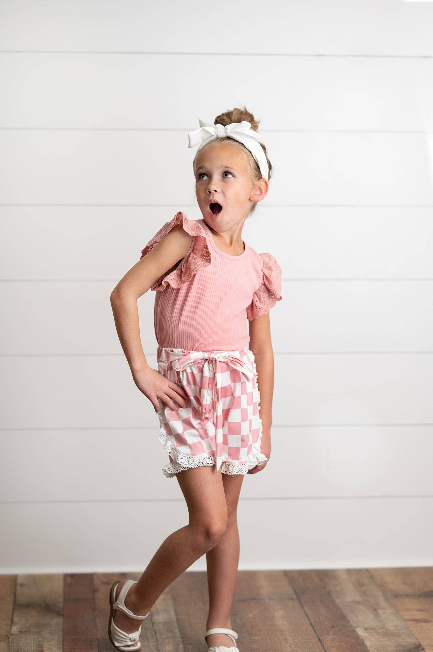 Girls Checkered Set
