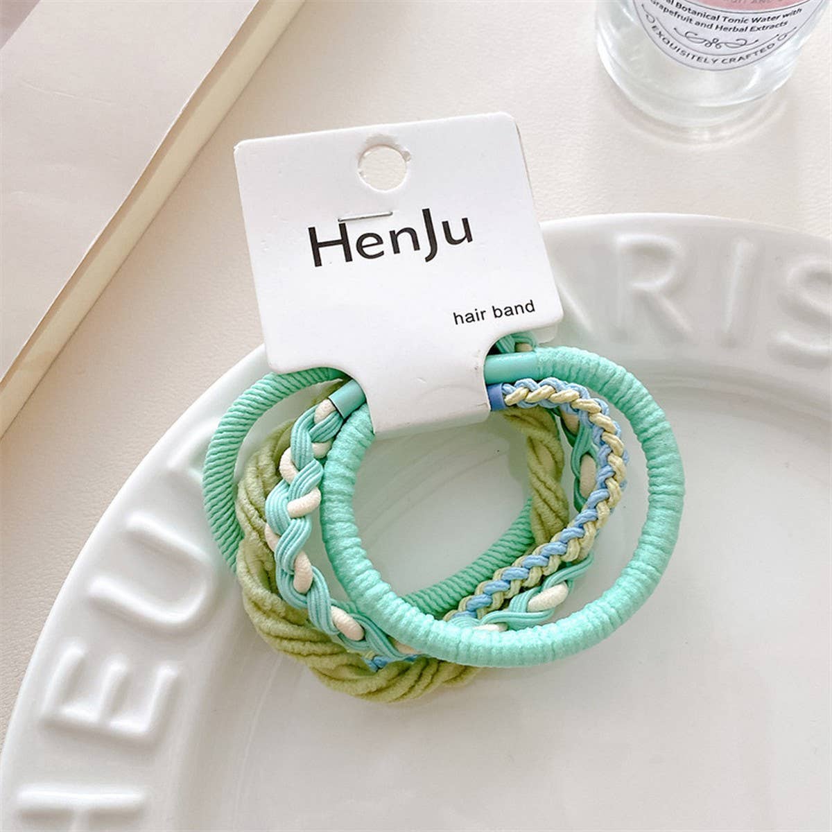 CANDY COLOR HAIR TIES 5-PIECE