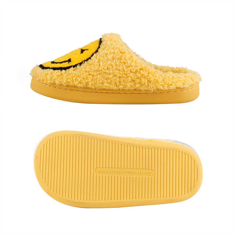 Kids Happy Face Slippers