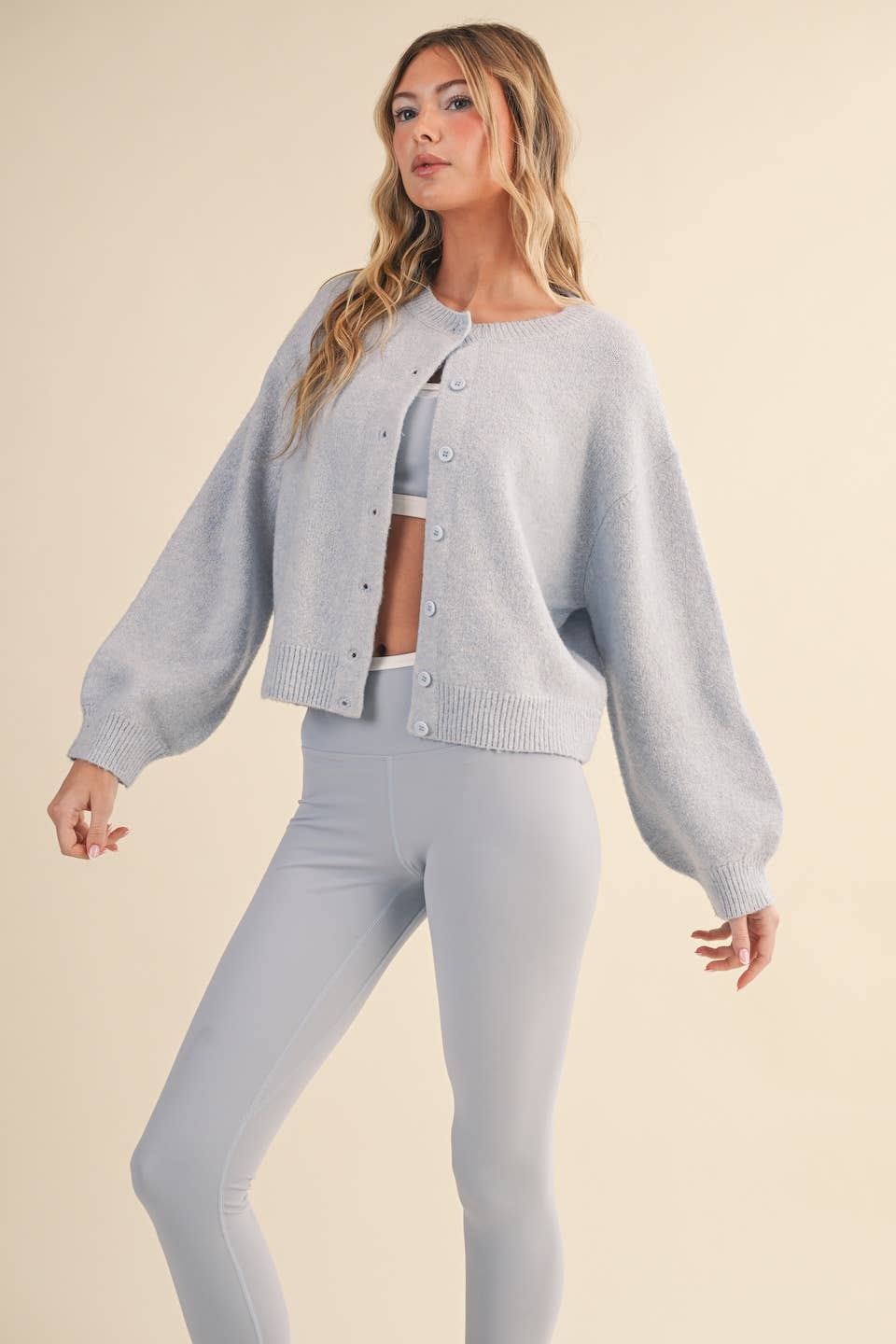 Knit Button Up Cardigan