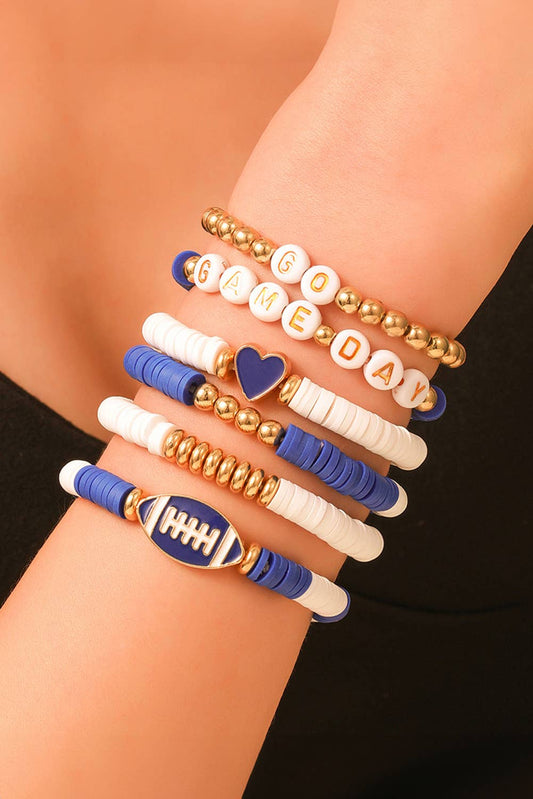 GAME DAY Multilayer Beading Bracelet Set