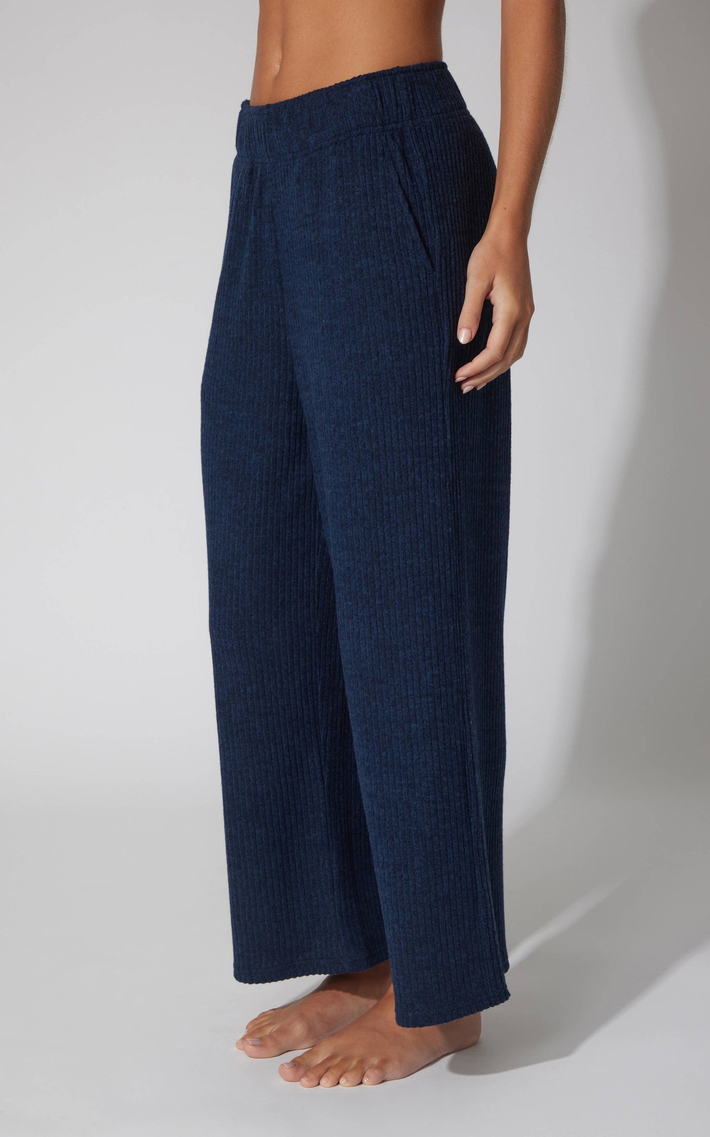 Rib Knit Wide Leg