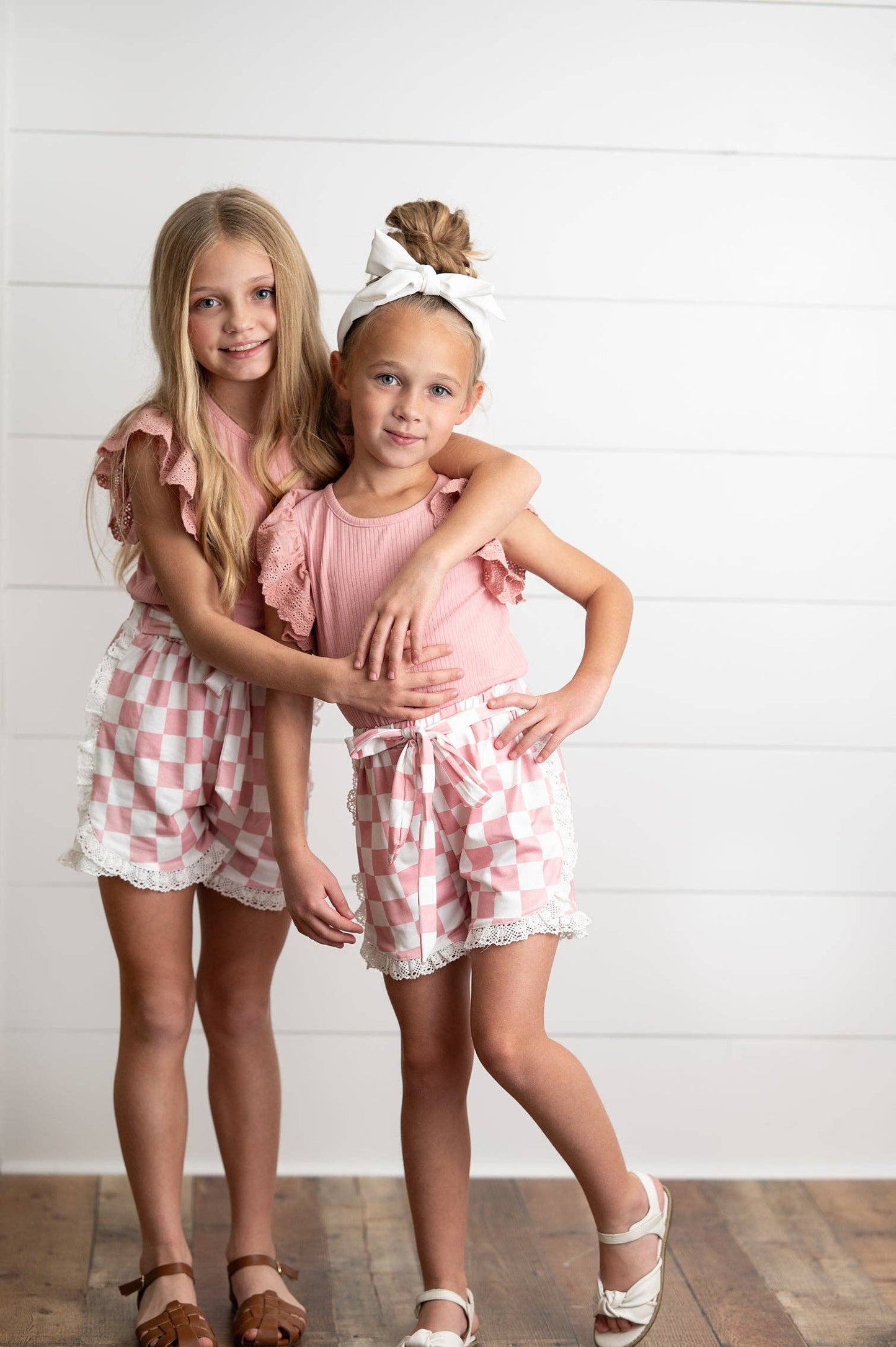 Girls Checkered Set