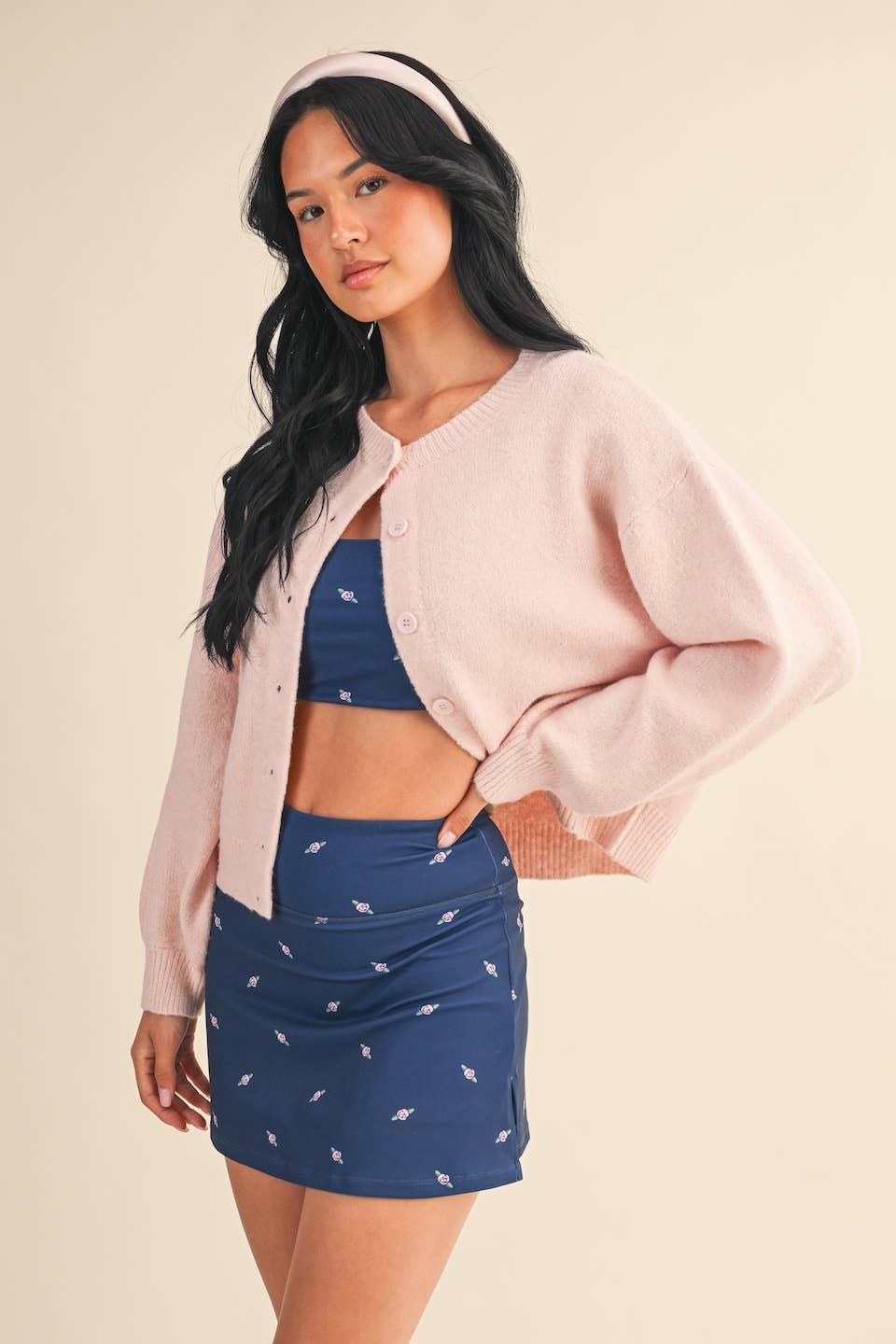 Knit Button Up Cardigan