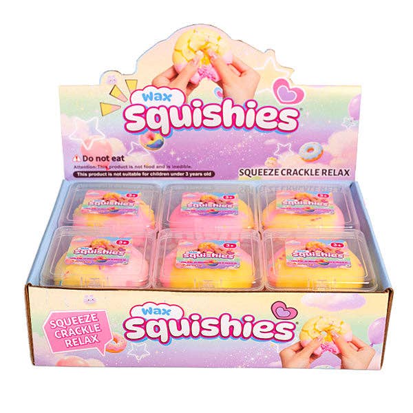 Wax Squishies® Donut Wax Crackle Fidget Clay