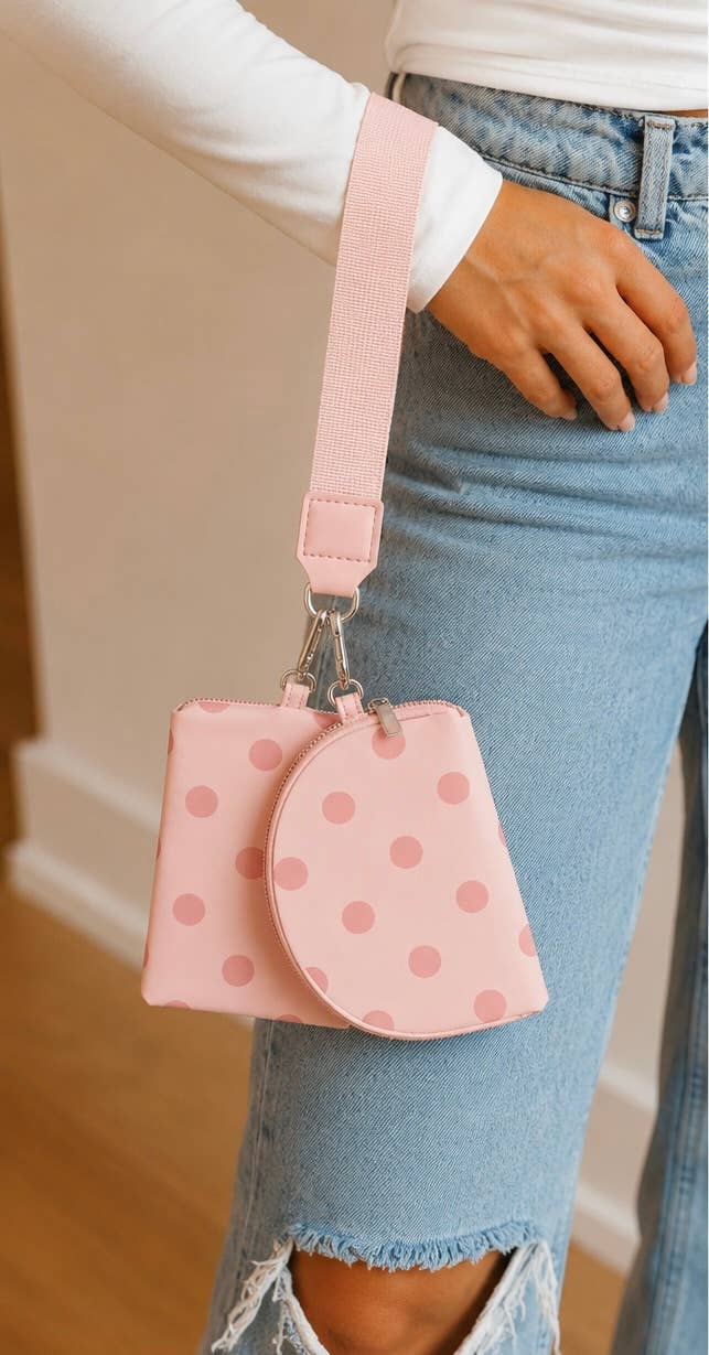 Dual Pouch Wristlet