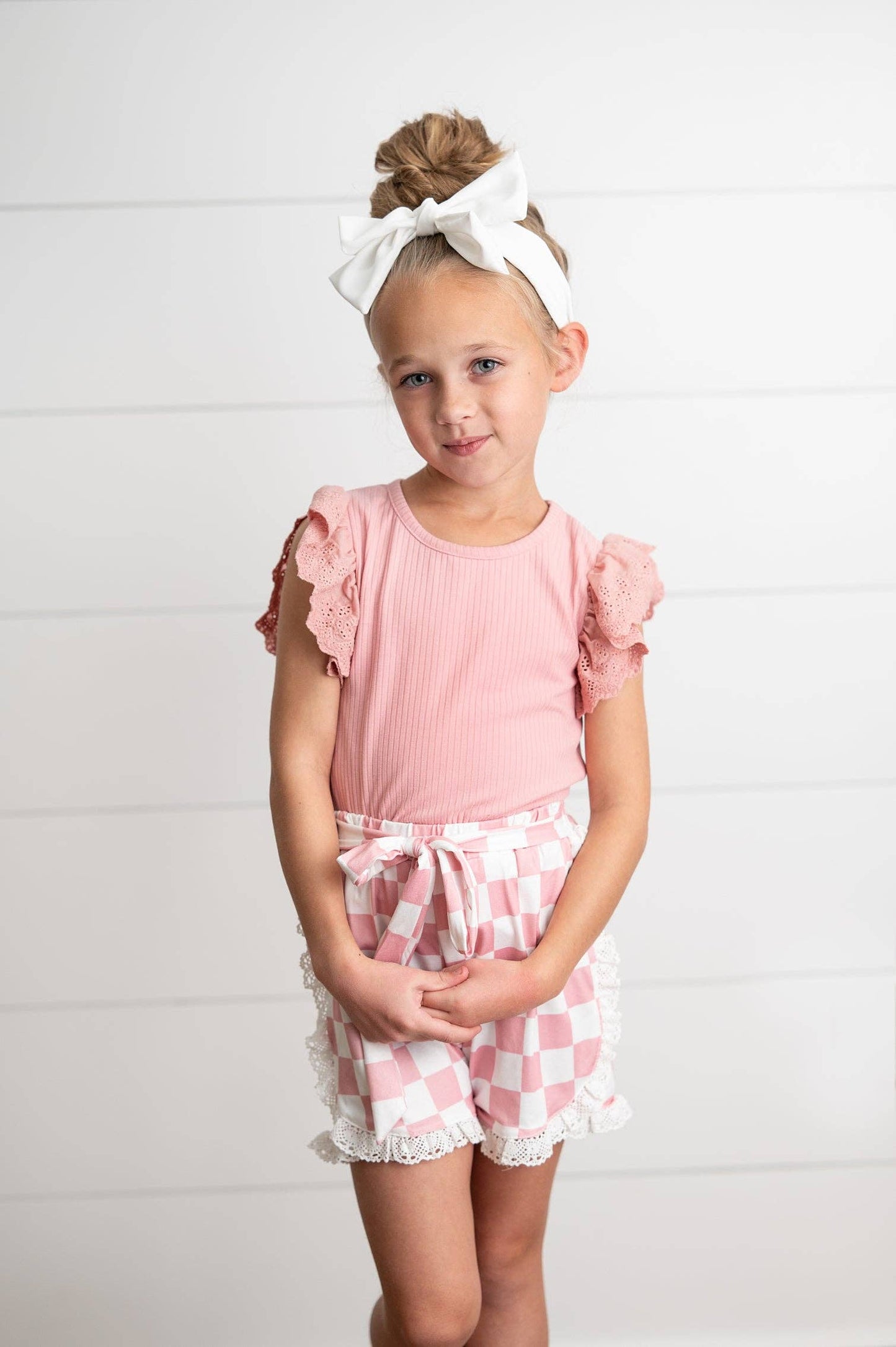 Girls Checkered Set