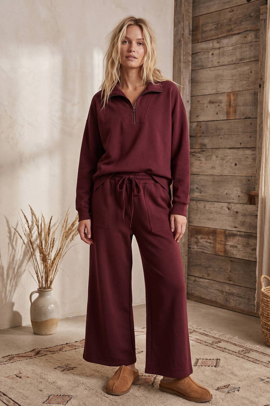 Scuba Pullover & Wide Leg  Set