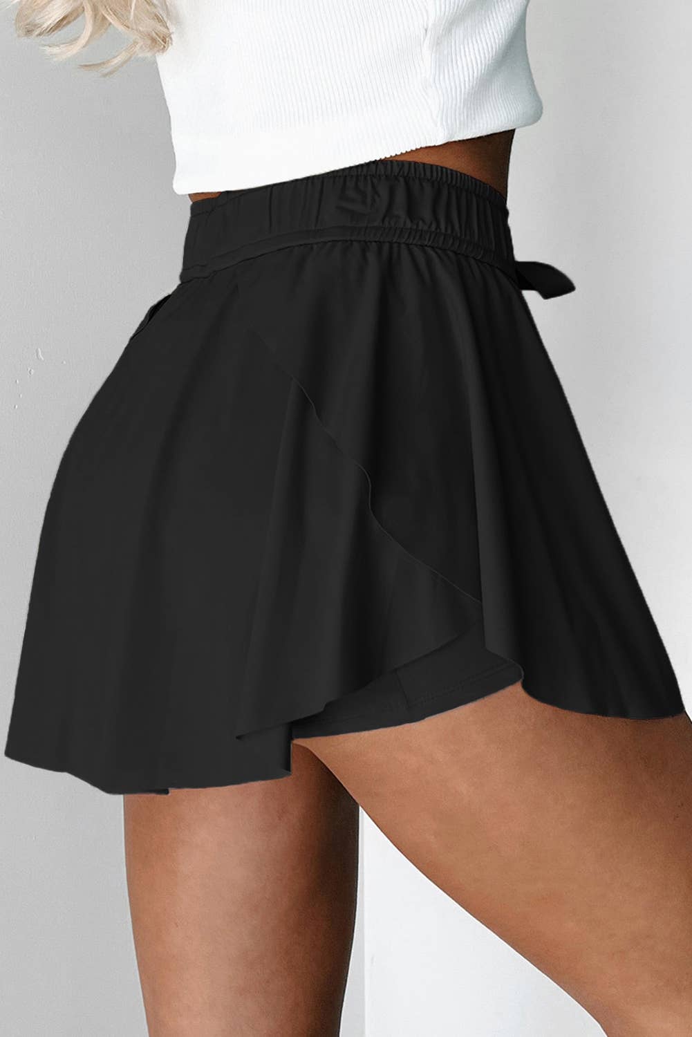 “Helen” High Waist Skort