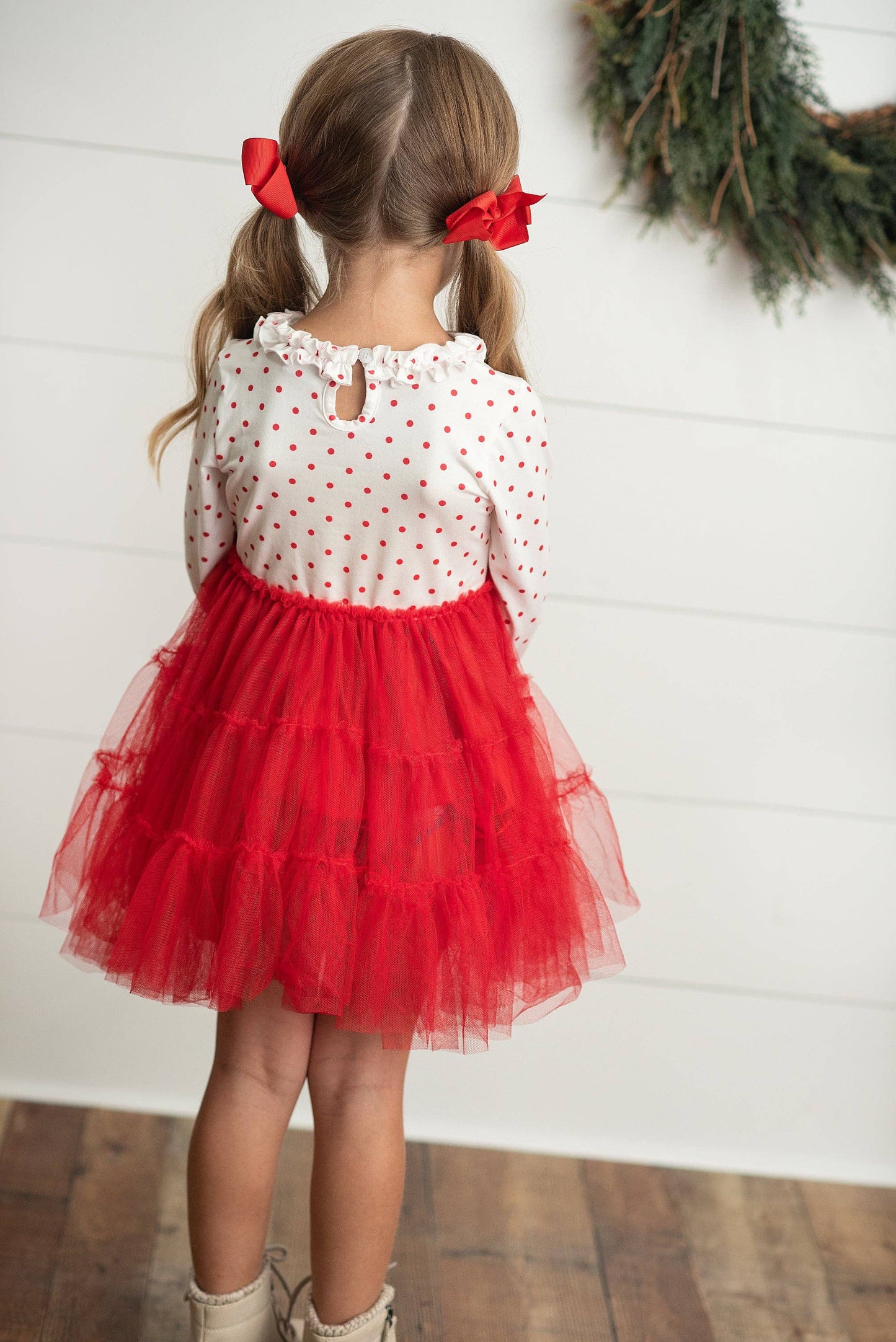 Tree Topper Twirl Dress- Girls