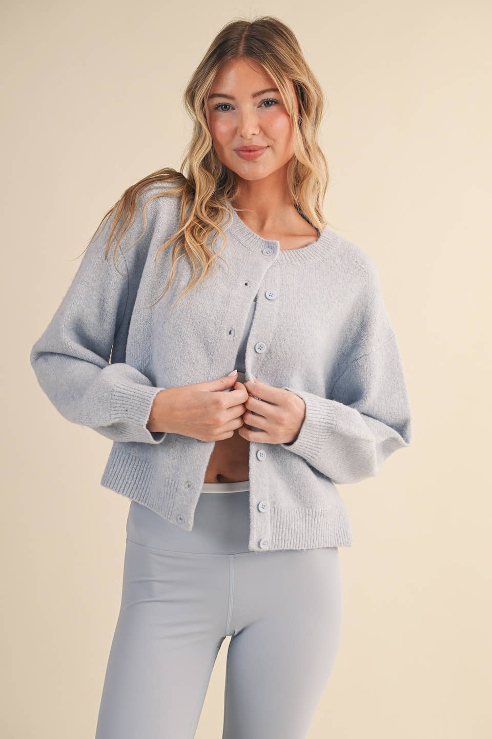 Knit Button Up Cardigan