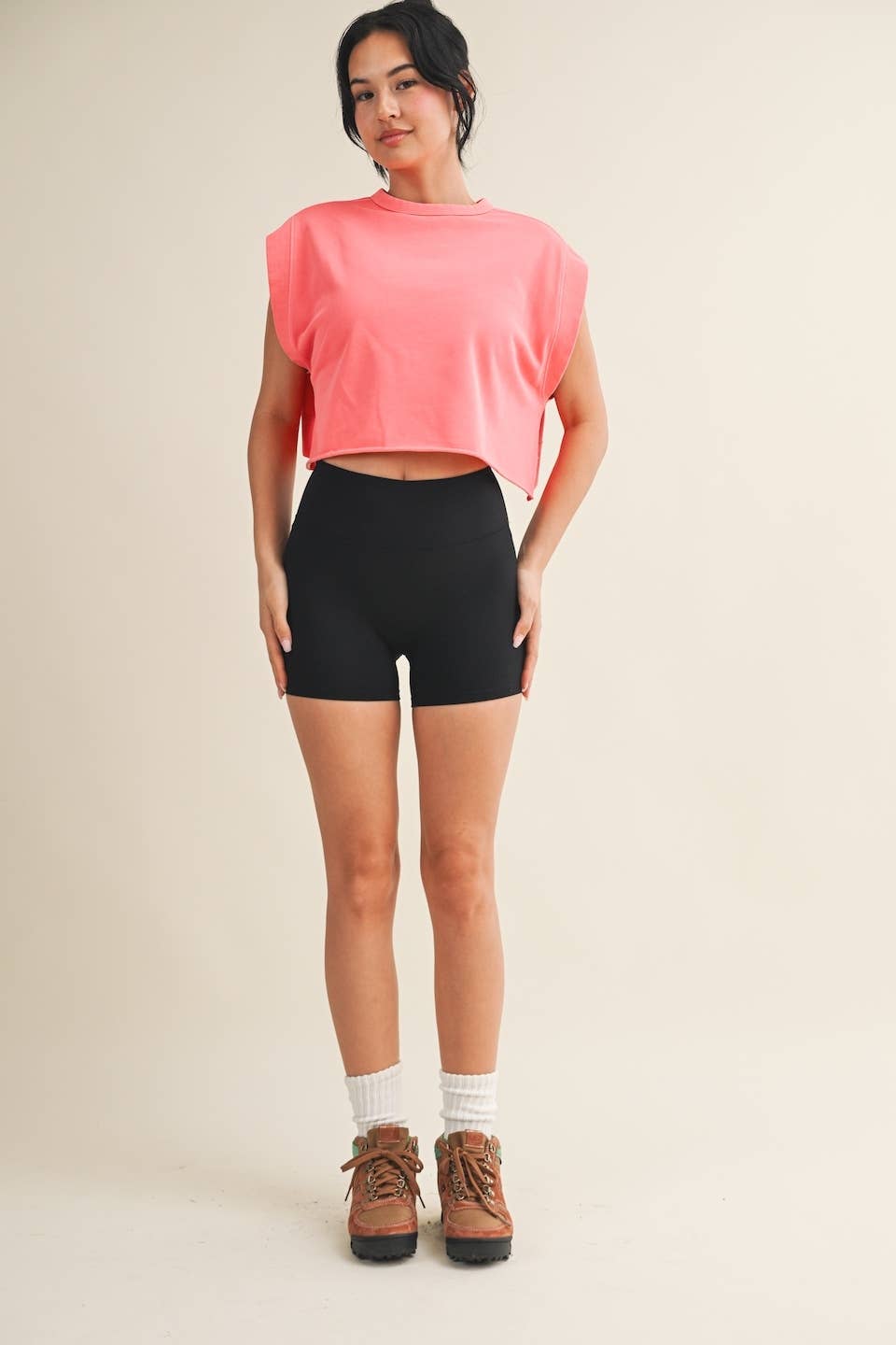 Mineral Wash Open Back Top