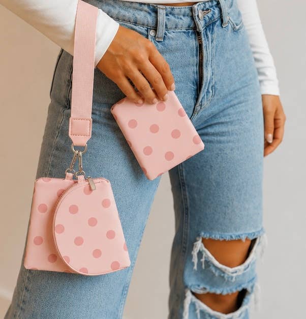 Dual Pouch Wristlet