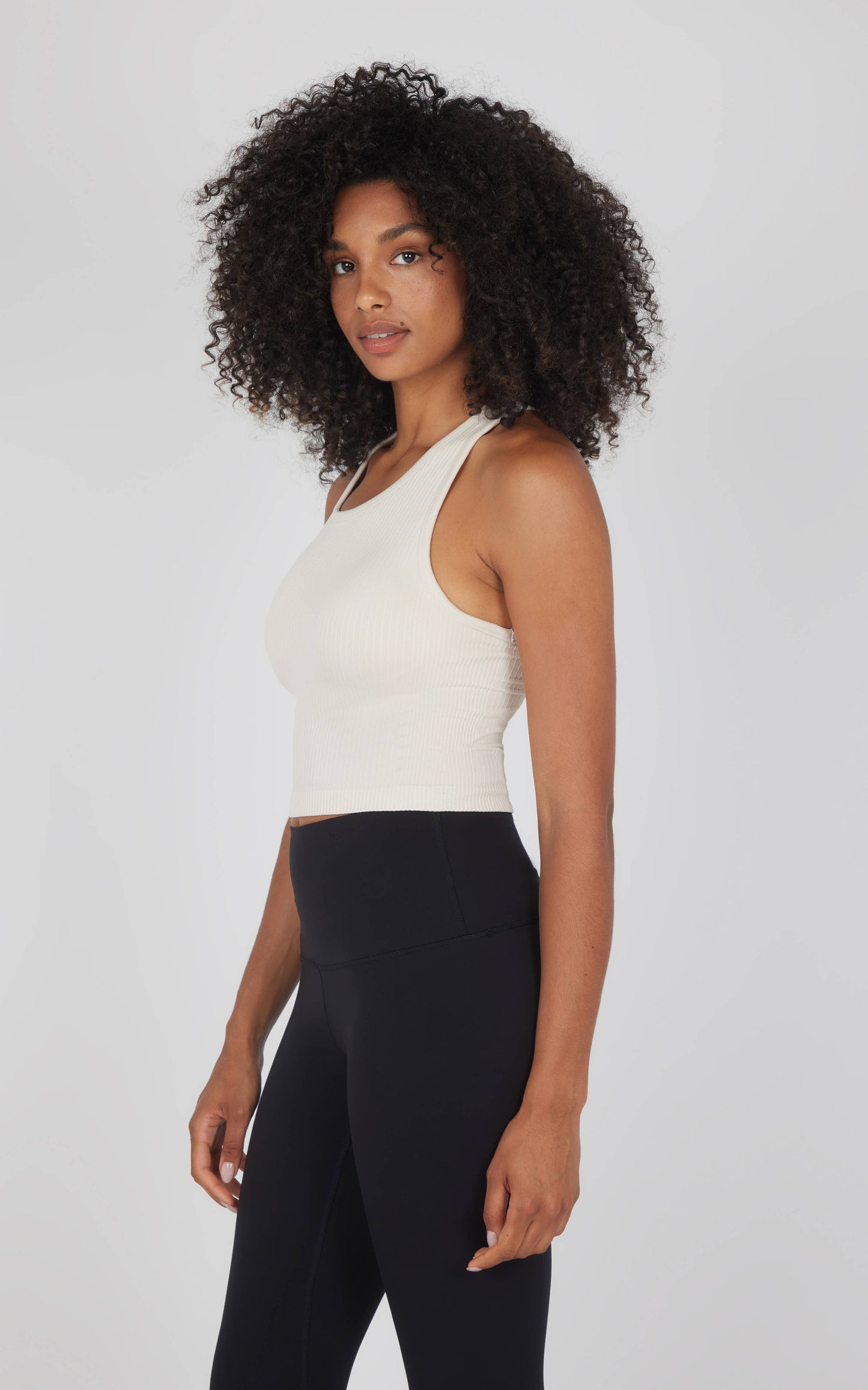 Rib Seamless Racerback Tank Sportbra