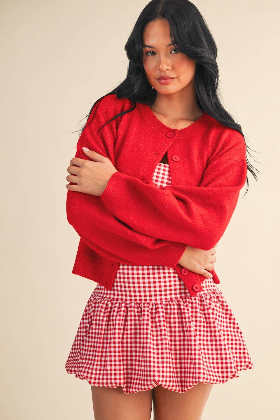 Knit Button Up Cardigan