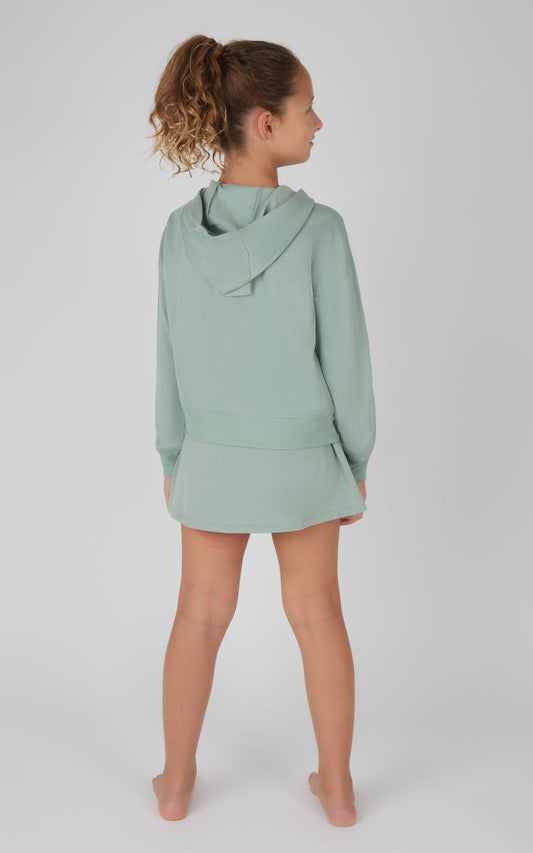 Girls Pullover Hoodie and Skort - Set